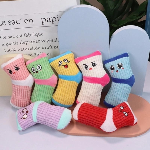 Kit Meia Divertida - Brinquedo interativo para Cachorros - Compre 1 Leve 3